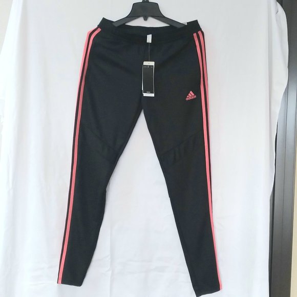 🆕adidas Women's TIRO19 Pants, X-Small - Black/Core Pink, Brand NEW, Authentic - Picture 1 of 13